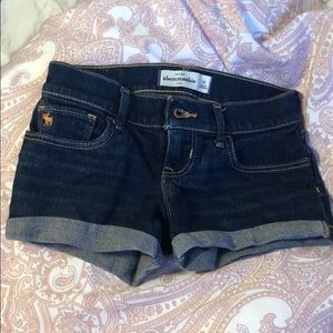 Abercrombie girls Jean shorts size 10